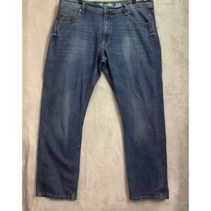 Wrangler Retro Jeans Slim Straight Mens 38x32 (29.5 L)Western Dark Wash Stretch